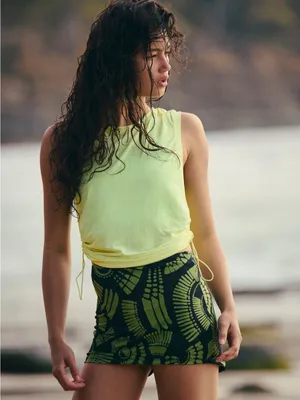 NWT Free people yellow tank thumbnail 4