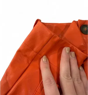 Anthropologie Maeve The Colette Faux Leather Skirt XS thumbnail 8