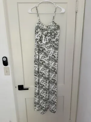 Floral Toile Green Cocktail Jumpsuit thumbnail 5