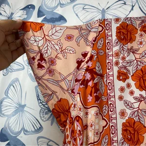 Zesica Floral wrap dress SZ L thumbnail 6