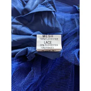Minuet Blue Black Formal Mini Dress NWT Size Medium Blue Strapless Prom Dress thumbnail 7
