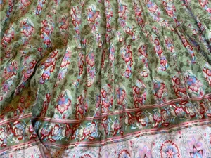 Natural Life Long Maxi Floral Cottage Core Dress XS Prairie Feminine Short Sleev thumbnail 12