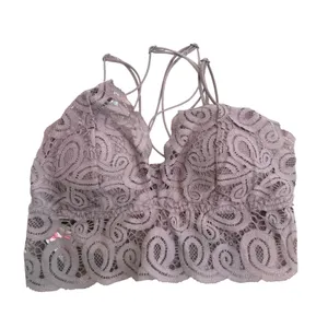 Victoria's Secret PINK small lace criss cross back bralette crop top BC3 3240 thumbnail 8