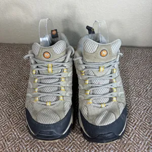 Merrell Womens Moab Ventilator Taupe Continuum Vibram Hiking Trail Shoes Sz 8.5 thumbnail 3
