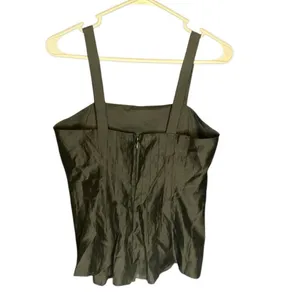 Banana Republic Black Square Neck Peplum Top size 4 NEW #756 thumbnail 5