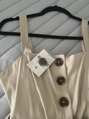 NWT Forever21 Linen belted dress thumbnail 2