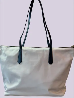 Kate Spade Tan and Black Large Zip Tote thumbnail 3