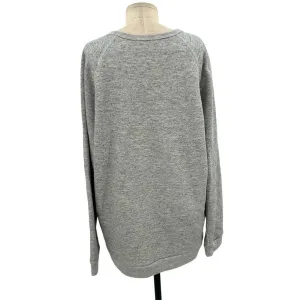 Marine Layer Heather Gray Fluent Crew Neck Pullover Sweatshirt‎ Size Large thumbnail 6