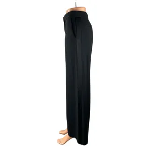 Aritzia Ten Women's Black High Waisted Wide Leg Baggy Trousers Pants Size 2 thumbnail 3