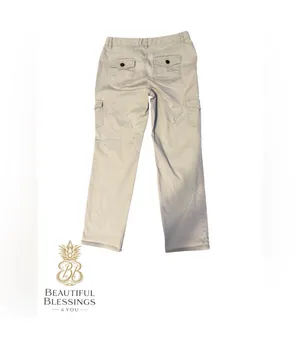 Women’s Charter Club Pant Shop Cargo Pants in Khaki - Casual Utility Style thumbnail 2