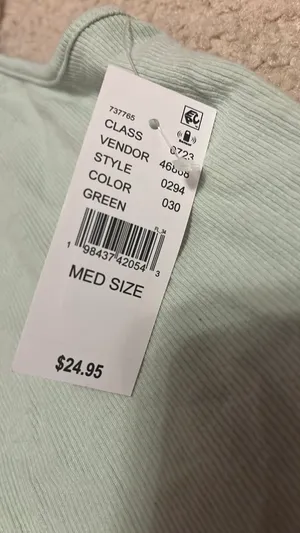 Pacsun white and green tank top thumbnail 3