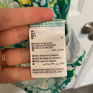 NWOT | Style & Co women’s green‎ floral print sleeveless dress — large thumbnail 4