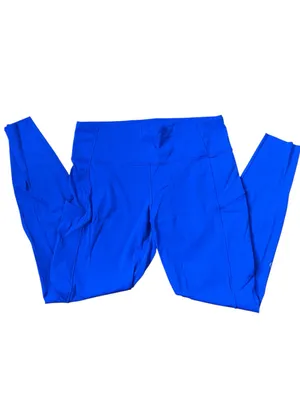 Lululemon Fast and Free High Rise Leggings blue thumbnail 2