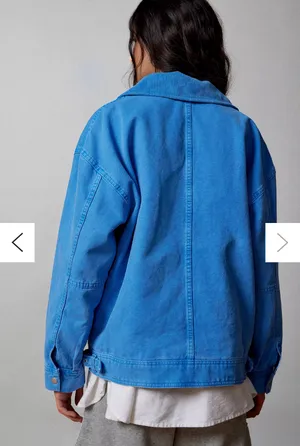Urban Outfitters BDG Dex Canvas Oversized Workwear Jacket thumbnail 4