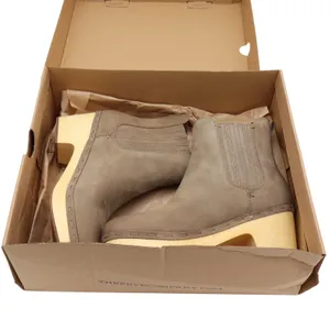 Frye and Co. Boots Womens 8.5 Odessa Chelsea Taupe Wood Heel Platform NEW thumbnail 12