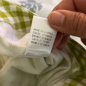 Lane 201 Pants Large Green Gingham‎ Cropped Bootcut Cotton Summer thumbnail 6