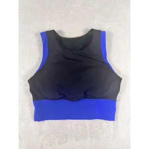 Lululemon Kick Serve Sweat Bra Black Blue Red White Sz 10 Pads Running Athletic thumbnail 4