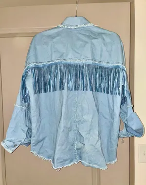 Rhinestone Fringe Jacket  thumbnail 3