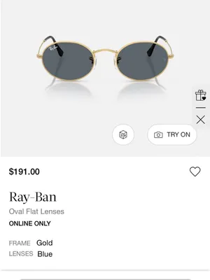 Ray-Ban Gold Frame oval Sunglasses thumbnail 3