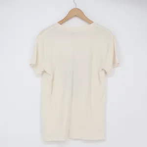 Wrangler Graphic Tee Womens S Short Sleeve Cream Bull Skull Rose Excellent thumbnail 3