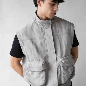 OAK + FORT Light Gray Unisex Men's Size M Medium Bomber Cropped Trench Jacket thumbnail 3