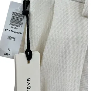 Aritzia Babaton 1-01 Giselle Boy Trouser Dress Pants White Cream Size 12‎ thumbnail 11