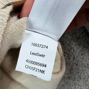 Ariat Lexi Sweater Women Medium Oatmeal Heather Equestrian Cowl Neck Bit Detail thumbnail 8