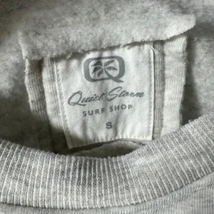 Quiet Storm Sweatshirt Womens Small Grey Multi Color Stripe Crew Neck‎ Fleece thumbnail 3