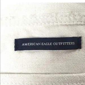 ✨HP✨American Eagle Outfitter AEO Metallic Holographic Canvas Tote Bag✨ thumbnail 3
