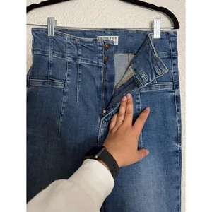 Free People We The Free Jayde Flare Jeans Night Sky size 30 Y2K dramatic flare thumbnail 7
