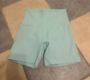 Offline by aerie High-Waist Mint Women’s Active Shorts thumbnail 1