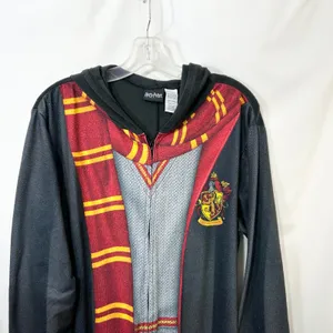 Harry Potter Large Pajama Suit Adult Gryffindor Hooded‎ Cosplay Halloween 977 thumbnail 3