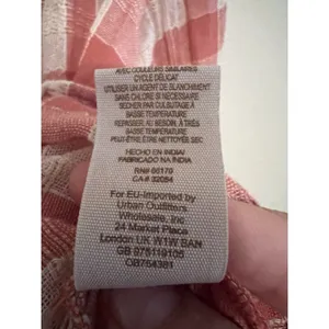 Free People Boho Fall‎ Plaid Honey Grove Top Size Small thumbnail 9