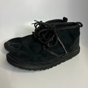 UGG black‎ suede Neumel chukka boots women's size 6 trendy cozy winter casual thumbnail 7