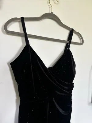 Cosmopolitan‎ Dress the Population Black Sequin Sparkle Mini Dress Size Small thumbnail 3
