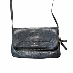 Kate Spade Black Pebbled Leather Crossbody Bag thumbnail 2