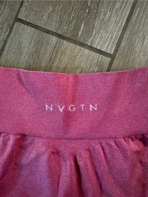 NVGTN Rose Pink High-Waist Athletic Bike Shorts thumbnail 2