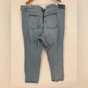 Abercrombie & Fitch The Straight Mid‎ Rise Jean Women's Size 37 thumbnail 9