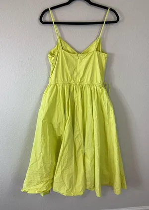 Jason Wu Collective Yellow Midi Dress size 4 thumbnail 4