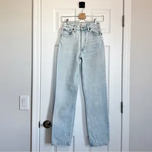 Abercrombie & Fitch Curve Love The 90’s Straight Ultra High Rise Size 25/0 R thumbnail 2