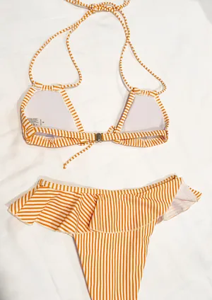 Striped Bikini Set Orange thumbnail 10