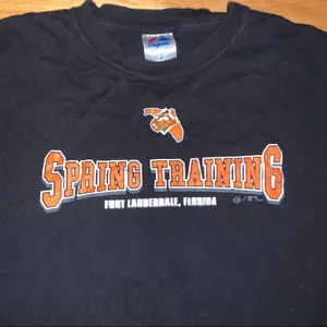 Majestic Baltimore Orioles Vintage Spring Training Black Medium Men's T-Shirt thumbnail 2