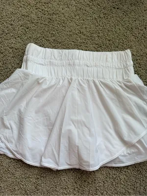 JoyLab White Athletic Skort with Built-In Short Liner thumbnail 3