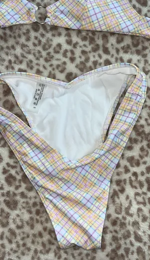 Shein Bikini Set Plaid thumbnail 2