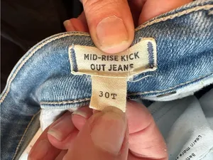 Madewell Light Blue Flare Jeans thumbnail 3