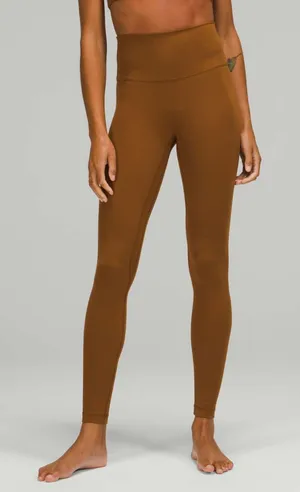 NEW Lululemon Align High Rise leggings 28" size 10 Copper Brown AUTHENTIC RARE thumbnail 1