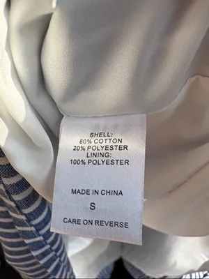 NWT Alexia Admor Sweetheart Drop Sleeve Dress Blue White Stripe Size Small thumbnail 11