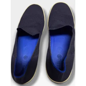 Rothy's The Sneaker Maritime Lattice Stitch Navy Slip On Shoes Size 11 thumbnail 7