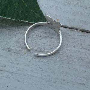Flying Bird Sterling Silver Toe Ring Midi Ring thumbnail 2