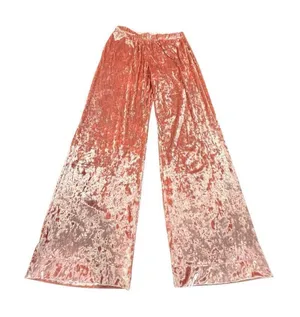 Victoria’s Secret velvet pants with flared legs pants size Medium thumbnail 1